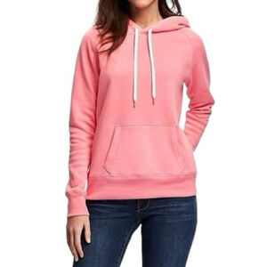GAP Classic Pulllover with Hood Hoodie Sweater Sweatshirt Salmon Pink Size Small